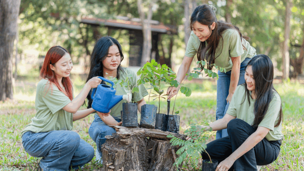 Therapeutic horticulture for social workers adapting across settings
